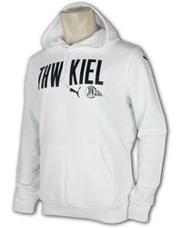 PUMA - THW Kiel Graphic Hoody weiß THW Kapuzensweatshirt Sweatshirt mit Kapuze - Lyst