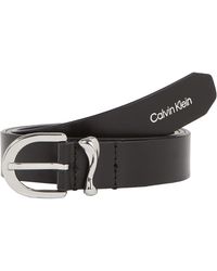 Calvin Klein - Gürtel Ck Must Organic Loop Belt 25mm Ledergürtel - Lyst