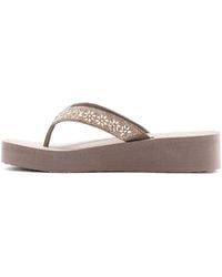 Skechers - , VINYASA WILD DAISIES Donna, Finitura in pietra preziosa color tortora, 40 EU - Lyst