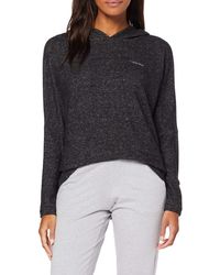 Calvin Klein L/s Hoodie Top de Pijama - Gris
