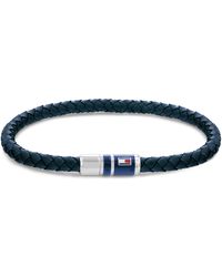 Tommy Hilfiger - Jewelry Bracelet pour en Cuir Bleu - 2790294 - Lyst