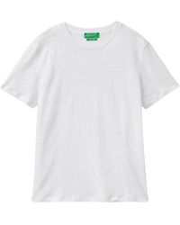 Benetton - 3kgqd106u T-Shirt - Lyst