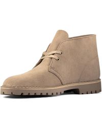 Clarks - S Leather Lace Up Chukka Boots - Lyst