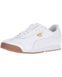 puma roma white