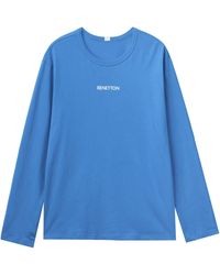 Benetton - T-shirt M/l 30964m017 Pajama Top - Lyst