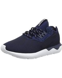 adidas tubular runner blue