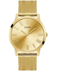 Guess - Stainless Steel Diamond Dial Watch - Lyst
