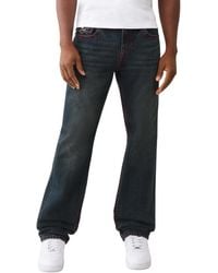 TRUE RELIGION - Tr Ricky Super T Flap 34in Jeans - Lyst