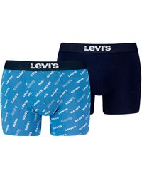 Levi's - Logo All-over Print Organic Cotton Boxer Briefs - Lyst