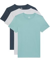 Calvin Klein - 3er Pack T-Shirts Kurzarm aus Baumwolle - Lyst