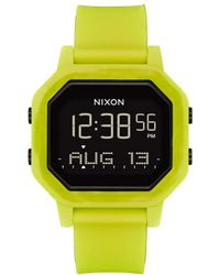 Nixon - Analog Quartz Watch With Rubber Strap A1311-5154-00 - Lyst