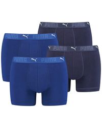 PUMA - Boxershorts 4er Pack Sport aus organischer Baumwolle / Unterwäsche Männer - Lyst