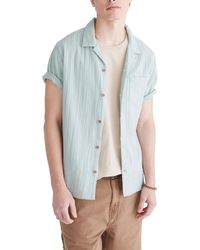 Aéropostale - Woven Button Down Short Sleeve Shirt - Lyst