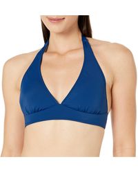 Amazon Essentials - Halter Neck Tie Back Swim Top - Lyst