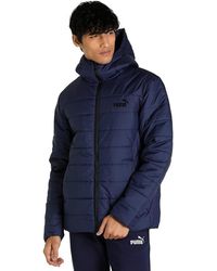 PUMA - Ess Hooded Padded Jacket Veste - Lyst