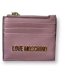 Love Moschino - Portafoglio Con Zip Da Donna Marchio - Lyst