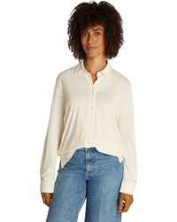 Tommy Hilfiger - Camisa Mujer Casual Regular Fit - Lyst