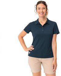 Vaude - T-Shirt Essential Polo Shirt Dark sea 46 - Lyst