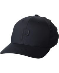 PUMA - Tech P Snapback Cap Hat - Lyst