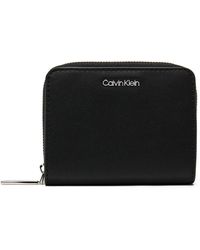 Calvin Klein - Vrouwen Ck Must Md Zip Rond W/flap Lv04f1029g Portefeuilles One Size - Lyst