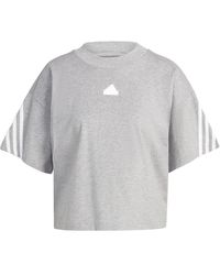adidas - Future Icon Three Stripes T-shirt - Lyst