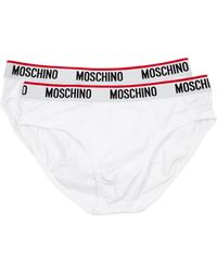 Moschino - 2er-Pack Slips mit elastischem Logo Modell A1392 4300 - Lyst