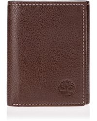 Timberland - Lederen portemonnee met ID-venster Reisezubeh r Dreifachgefaltete Brieftasche - Lyst