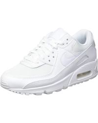 Nike Leather Air Max 90 - Shoes in Black/White (Black) - Lyst