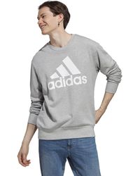 adidas - Male Adult Essentials French Terry Big Logo Sweatshirt - Lyst