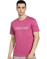 Calvin Klein - Cotton Front Logo Short Sleeve T-shirt L - Lyst