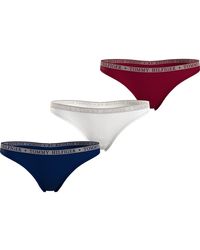 Tommy Hilfiger - Toy Hifiger Ogo Ace Thong 3 Unit Uticoor - Lyst
