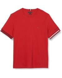 Tommy Hilfiger - Short-sleeve T-shirt Flag Cuff Tee Crew Neck - Lyst