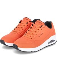 Skechers - Uno Stand On Air S Trainers Orange/white 9 Uk - Lyst