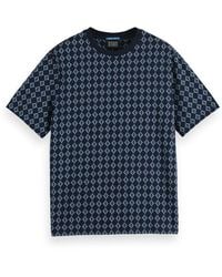 Scotch & Soda - Regular Fit Mini All Over Print T-shirt - Lyst