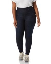 Amazon Essentials Plus Size Pull-on Skinny Denim Jegging Jeans - Blue