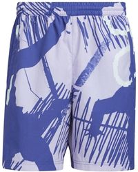 adidas - AOP All Over Print Athletic Shorts - Lyst