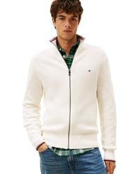 Tommy Hilfiger - Rwb Rib Zip Through Mw0mw41517 Zip Through Trui - Lyst