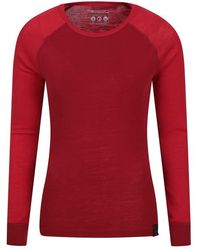 Mountain Warehouse - Merino Womens Thermal Baselayer Top - Lightweight, Antibacterial & Breathable Ladies T Shirt - For Winter - Lyst