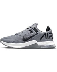 Nike - Air Max Alpha Trainer 4 CW3396 Baskets pour homme Gris foncé/noir/blanc 001 Pointure 45 - Lyst