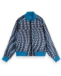 Scotch & Soda - Reversible Printed Bomber - Lyst
