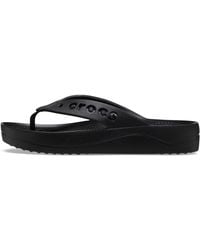Crocs™ - Via Platform Flips Sandals - Lyst