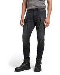 G-Star RAW - G-star Denim Hosen Chino Biker Pant Cargo Jeans - Lyst