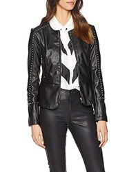 giacca di pelle guess donna