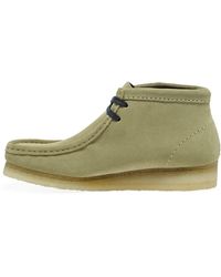 Clarks - Shoe Wallabee Boot Maple Suede 37,5/beige - Lyst