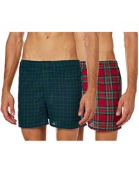 Hanes - 2-pack Inside Exposed Waistband Woven Boxers - Lyst