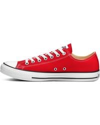 Converse - Low Top Red - Lyst