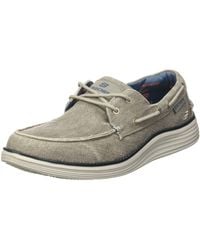 Skechers Status 2.0 Lorano Lace Up Mens Shoes Loafers / Casual Shoes - Gray