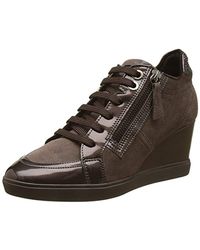 Geox D Eleni C Hohe Sneaker - Mehrfarbig