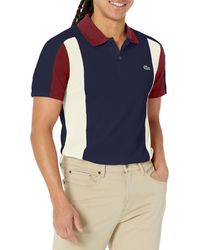 Lacoste - Short Sleeve Tri-Color Polo Shirt - Lyst