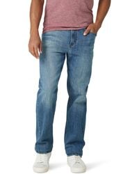 Wrangler - Mens Free-to-stretch Regular Fit Jeans - Lyst